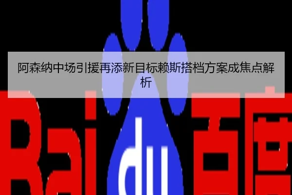 阿森纳中场引援再添新目标赖斯搭档方案成焦点解析